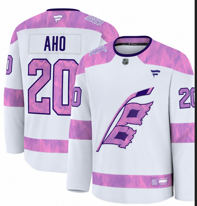 Men Carolina Hurricanes #20 Aho white NHL 2026 jersey->dallas cowboys->NFL Jersey